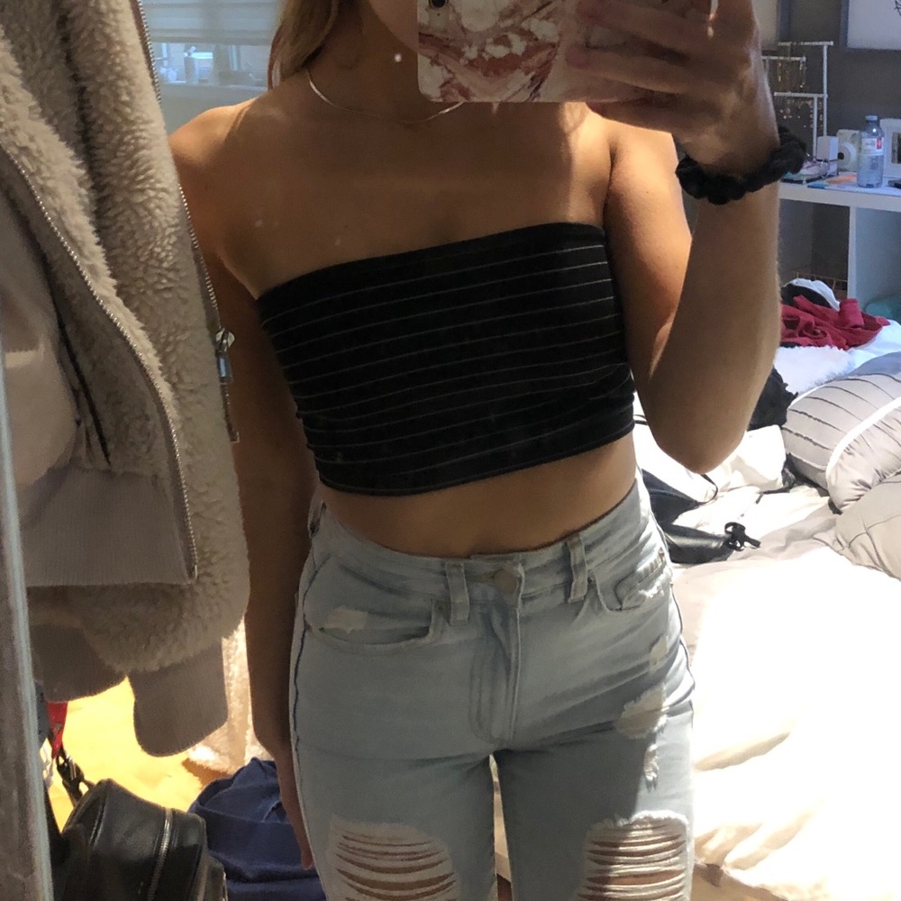 2/$20💕 lace back tube top